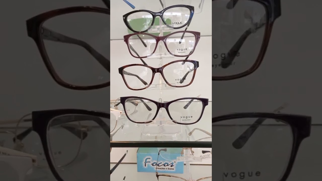 Alguns modelos de armações da VOGUE que são TENDÊNCIAS!