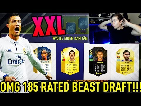 FIFA 18: 185 Rated XXL FUT DRAFT! Gewinnen wir das DRAFT?🔥🔥 - Ultimate Team (Deutsch) - Beast Packs!