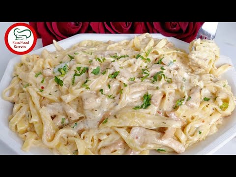 Alfredo Pasta Recipe | How to Make Creamy Chicken Alfredo Pasta | Homemade White Sauce Pasta Recipe