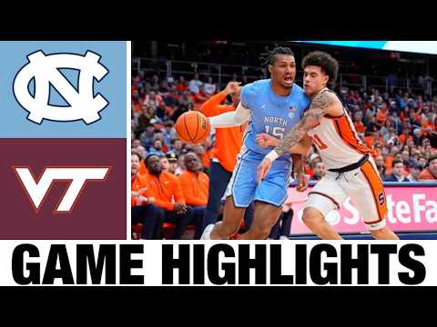 #18 North Carolina vs Virginia Tech Highlights | Men's Basketball | College Basketball 2026