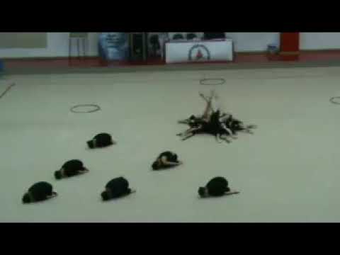 Elif Zeynep Celep & Ritmik Cimnastik Bayrak Gösterisi