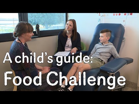 A child's guide to hospital: Food Challenge
