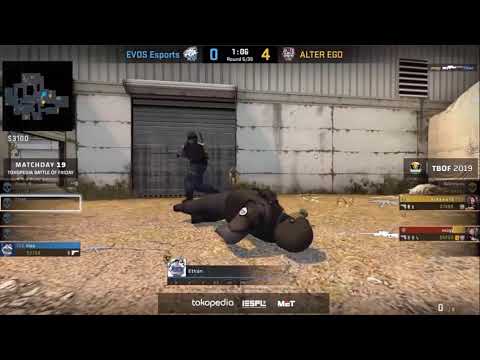 HIGHLIGHTS! CS:GO EVOS VS ALTER EGO - TBOF IESPL