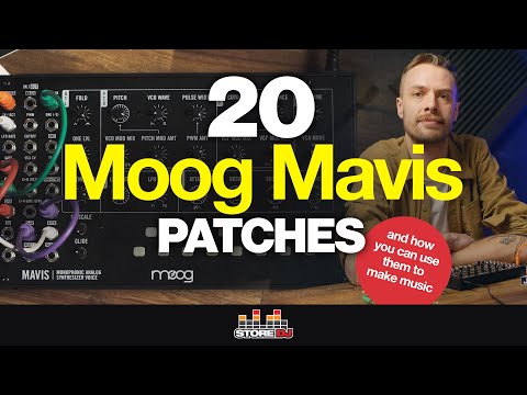 20 Moog Mavis Patches! (and how you could use Mavis in your music)