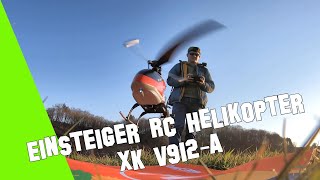 XK V912-A 2.4G 4CH Altitude Hold Dual Motor RC Hubschrauber RTF  cooler Einsteiger RC Heli - echt!