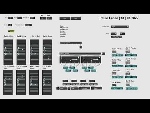 MAX/MSP | Generative Music | #4 | Choral Composition using Arvo Part Solfeggio technique