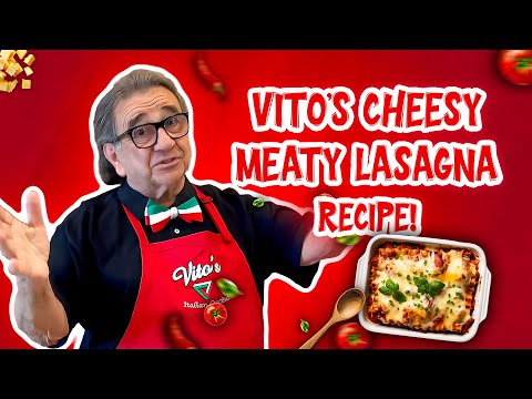 Spinach & Beef Lasagna Recipe | Easy Dinner | Chef Vito's Style