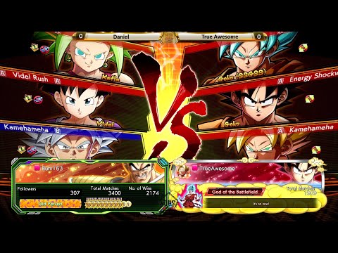 PS4 DBFZ - COM 40 - Daniel vs True Awesome [ Good Fun Set + Yes I crush cups lol ]