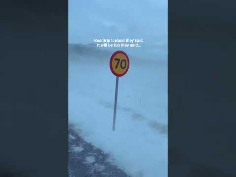 Roadtrip Iceland in winter they said, it will be fun they said 🥶 #Winter #Iceland