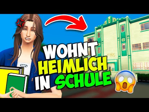 Kann man in der SCHULE leben & ÜBERLEBEN?! 😳 Die Sims 4 Nesmeralda