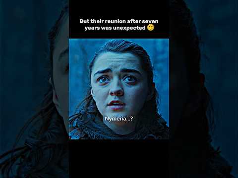 Arya meets Nymeria after seven year 🥹 #shorts #gameofthrones