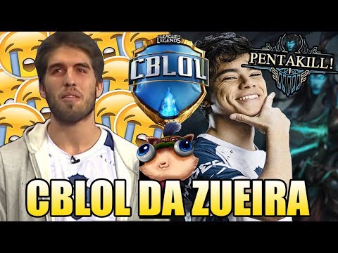 RAKIN SE EMOCIONA E PENTAKILL DO PBO - CBLOL DA ZUEIRA