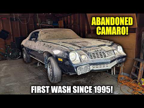 First Wash Since 1995: ABANDONED Camaro! | Car Detailing Restoration