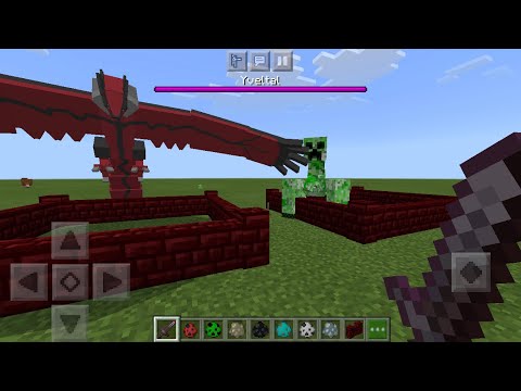 Yveltal vs Mutant Mobs in Minecraft PE (OP Pokémon)