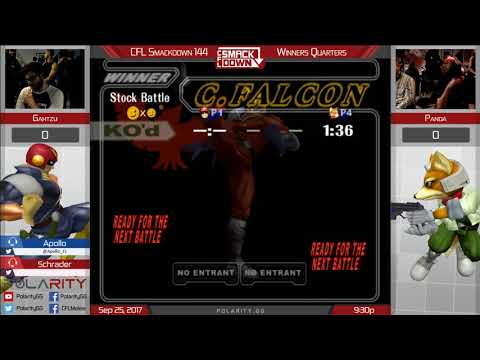 CFL Smackdown 144 Melee - Gahtzu (Falcon) vs Panda (Fox) - Winners Quarters