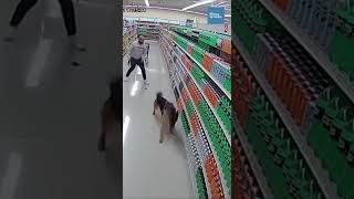 German Shepherd Saves Owner as a Fully Stocked Soda Shelf Begins to Collapse