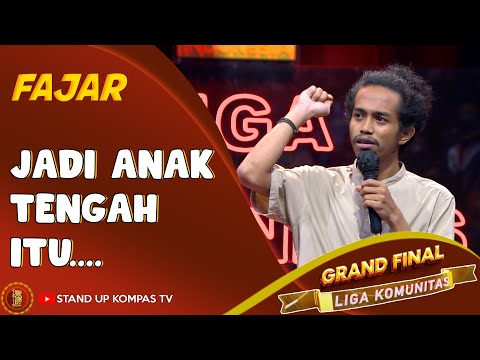 Stand Up Comedy Fajar: Anak Tengah Selalu Dapat Barang Bekas Kakak | FINAL SUCI LIGA KOMUNITAS