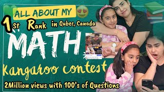 4 Million views! Math Kangaroo Canada lo 1st rank ela vachindi