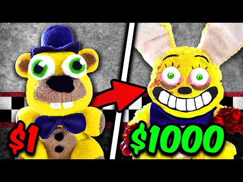 $1 VS $1000 Custom FNAF Plush
