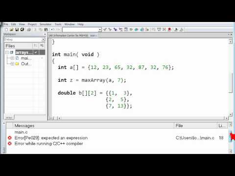 06A.2 zweidimensionales Array, stückweise lineare Funktion, lineare Interpolation