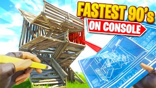 How To Do The *BEST/FASTEST* 90s In Fortnite on CONSOLE | Fortnite Tips PS4 + Xbox