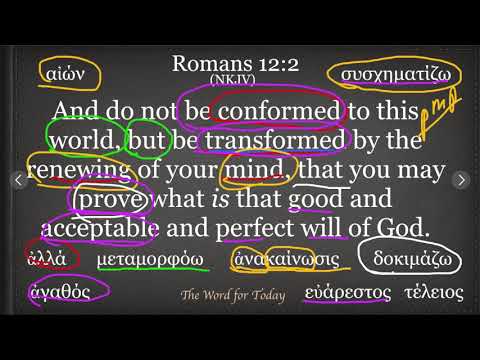 The Word for Today Romans 12:2