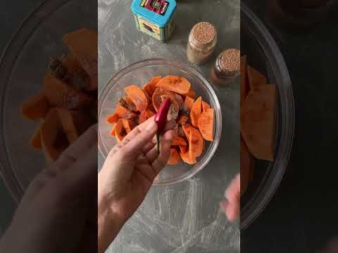 Patate dolci nella friggitrice ad aria - ricetta veloce - Dal tegame al vasetto