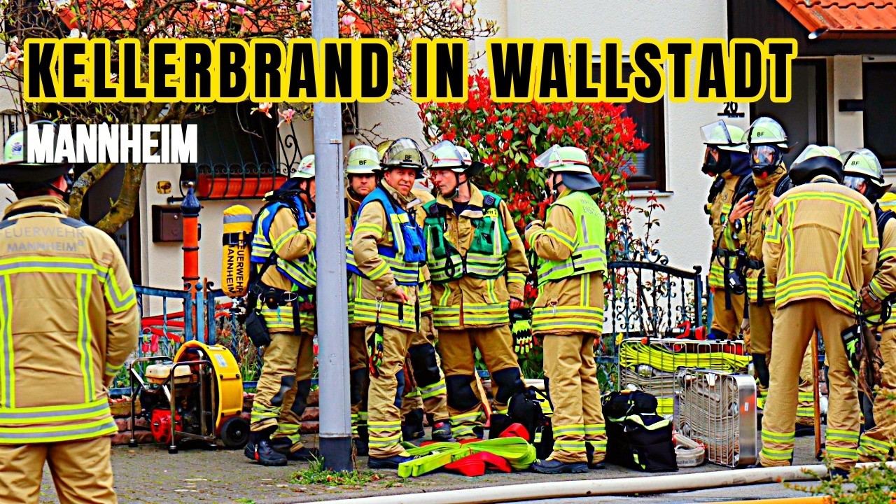 Rauchgasvergiftung! Kellerbrand fordert Verletzte in Mannheim