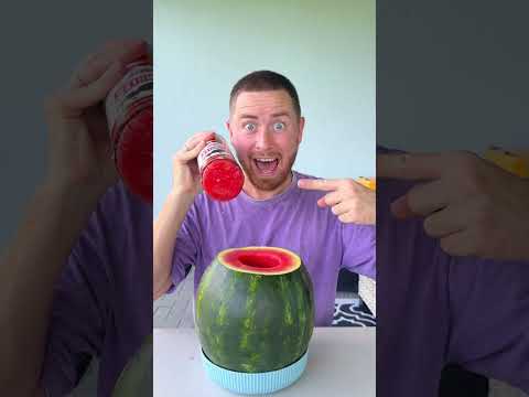 Chocolate Watermelon 🍫🍉😳 #shorts #khamitovy #martaandrustam