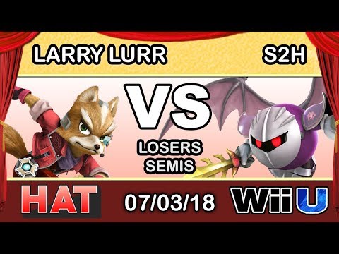 HAT 28 - MSF | Larry Lurr (Fox) Vs. Slither2Hunter (Diddy Kong/Metaknight) Losers Semis- Smash 4