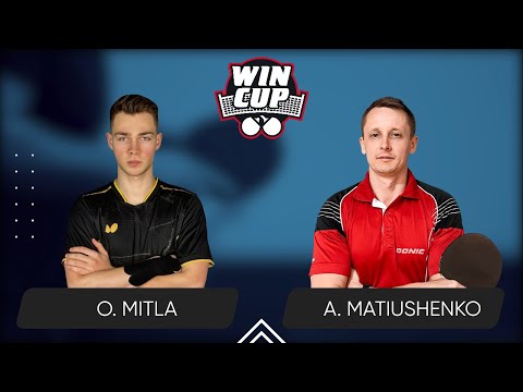 00:30 Oleksii Mitla  - Andrii Matiushenko West 6 WIN CUP 14.08.2024 | TableTennis WINCUP
