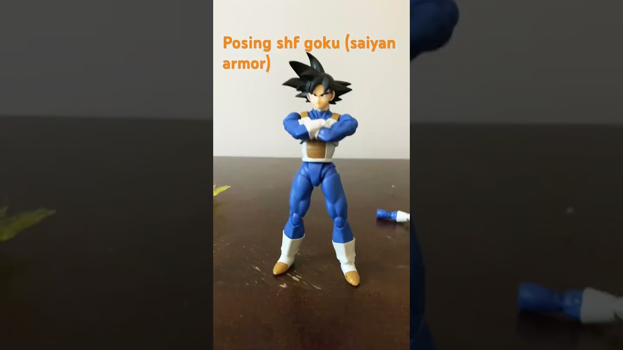 Posing shf Goku (saiyan armor) #shfiguarts