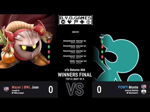 UTS #66 | Jsan (Meta Knight) Vs. Monte (Mr. Game & Watch) | Top 8 Winners Final