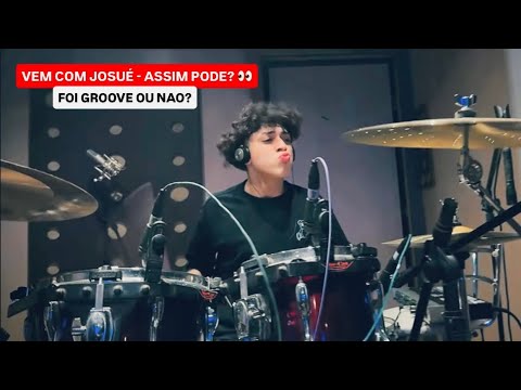 Nathan Novais - Vem com Josué - Eli Soares - #drumcover #gospelmusic #music #drummer #baterista