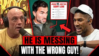 Anthony Joshua FIRES BACK After Eddie Hearn ‘Leaked Script’ for Jake Paul Fight!