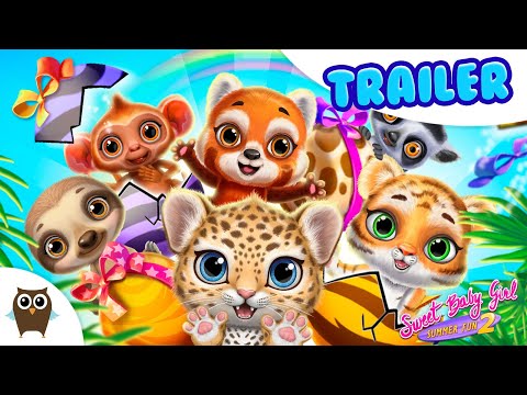 NEW CUTE ANIMALS Sweet Baby Girl Summer Fun 2 | TutoTOONS - YouTube