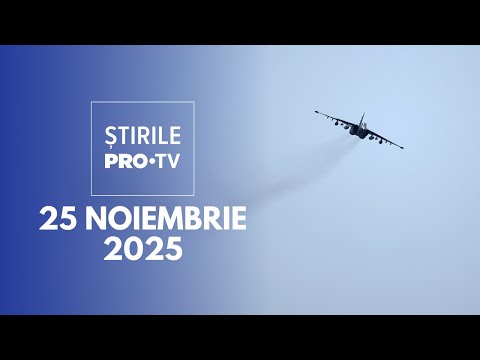 Știrile PRO TV - 25 Noiembrie 2025 | Alertă aeriană din cauza unei drone