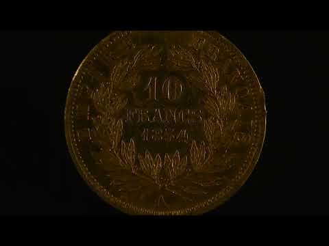 Monnaie, France, Napoleon III, 10 Francs, 1854, Paris, Petit Module