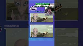 CRAZY ALIEN Drawing in Gartic Phone  #art #drawing #twitch #artchallenge #gaming