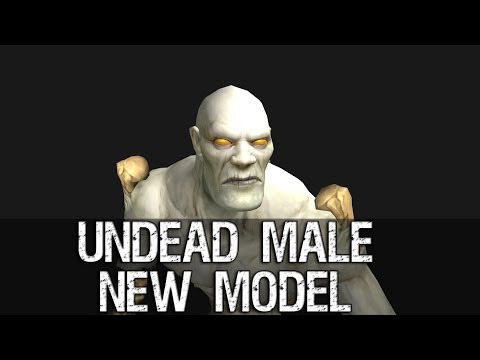 Undead Male Character New Model Preview - Warlords of Draenor