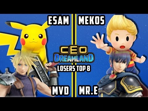 CEO Dreamland 2017 Smash 4 - RvL | Mr. E & Mekos Vs. PG | ESAM & PG | MVD SSB4 Doubles Losers Top 8