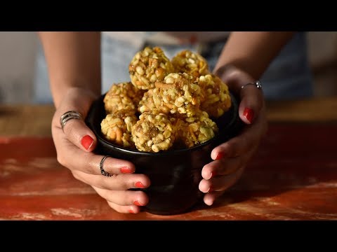 Farsan ke Ladoo (Laddu) Recipe | How to Make Gujarati Farsan Laddu | Easy Tea Time Snack Recipe