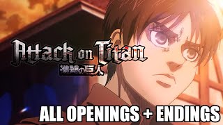 Download lagu Attack On Titan - ALL OPENINGS AND ENDINGS (1-8)   BONUS HD 進撃の巨人 CREDITLESS mp3