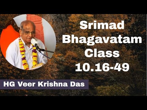 Srimad Bhagavatam Class 10.16.49 | By HG Veer Krishna Das | 3rd Dec 2021 | ISKCON Juhu.