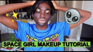 SPACE GIRL MAKEUP TUTORIAL(BEAUTYBYNIXXX)
