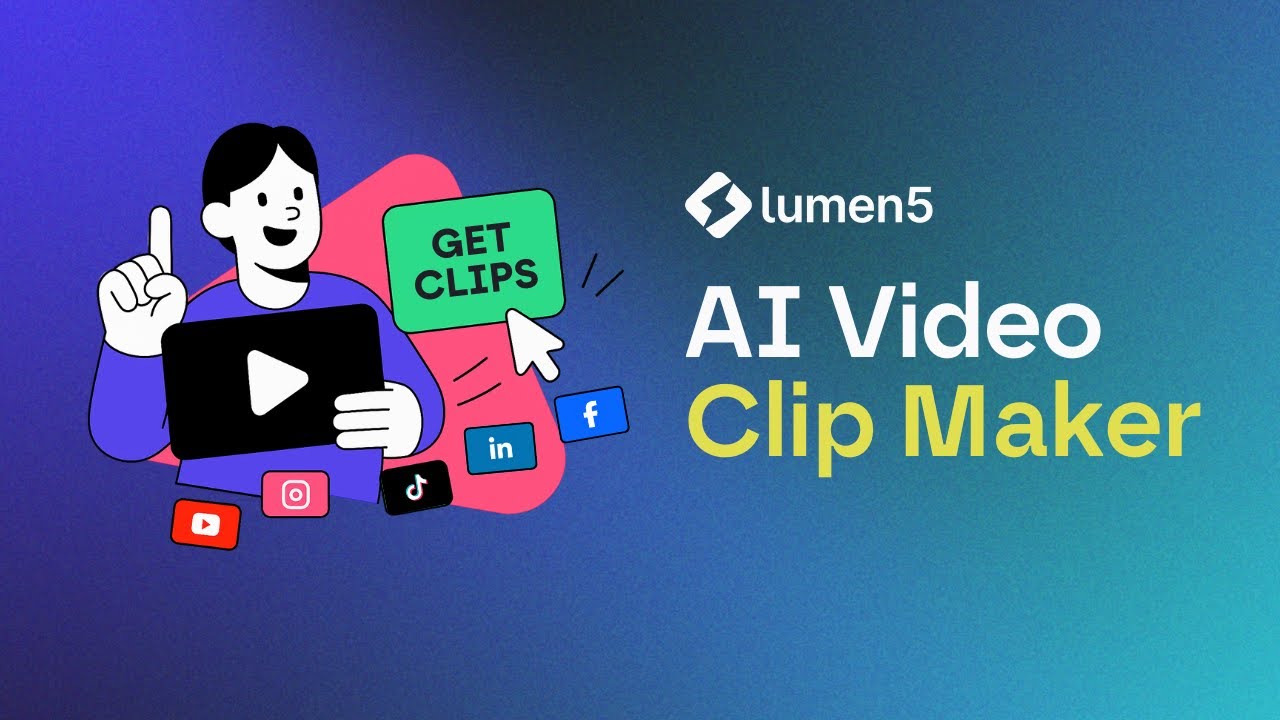 AI Clip Maker Tutorial: Turn One Video into Many (Lumen5) video thumbnail