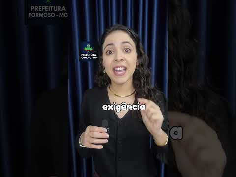 Inscrições abertas Pref Formoso MG