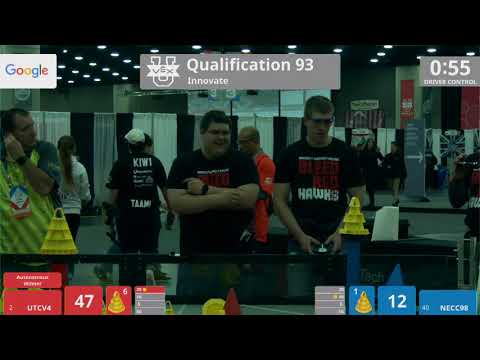 2018 VEXU Innovate Q93 - UTCV4 vs NECC98 - 96 to 36