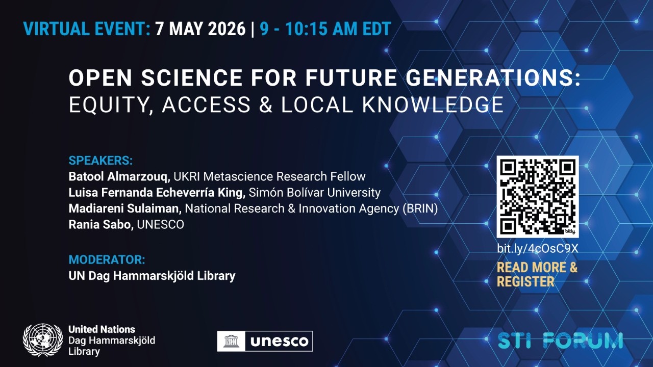 STI Forum: Open Science for Future Generations: Equity, Access & Local Knowledge