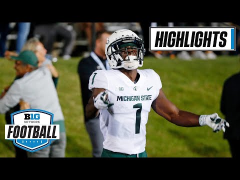Michigan State at Northwestern | Spartans, Wildcats Tilt on Friday Night | Sept 3, 2021 | Highlights